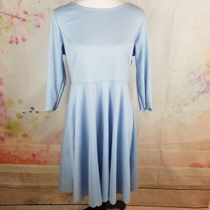Pink Blush | Blue Maternity Baby Shower Dress XL